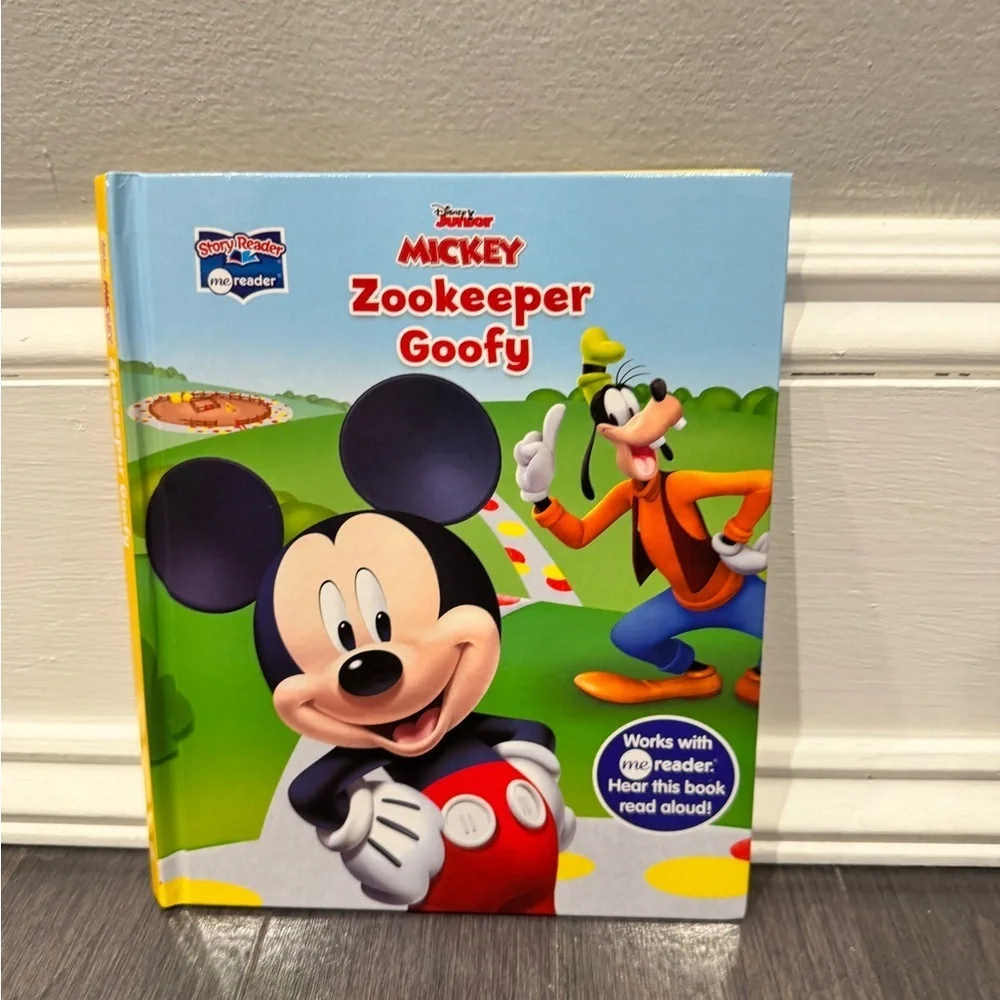 Disney Mickey Zookeeper Goofy Hardcover Me Reader Book Toddler Kids